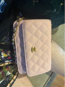 Chanel Wallet On Chain WOC Light Pink Caviar Light Gold Hardware