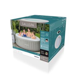 SaluSpa Tahiti AirJet Inflatable Hot Tub Spa with LED Lights 2-4 person