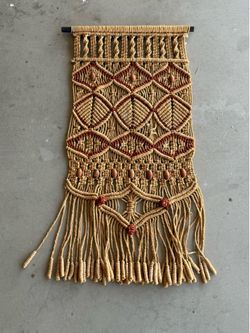 Large boho macrame wall hanging