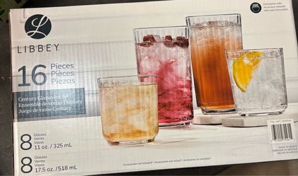 Libbey Century 16-Piece Glassware Set