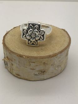 925 Silver Cross Ring