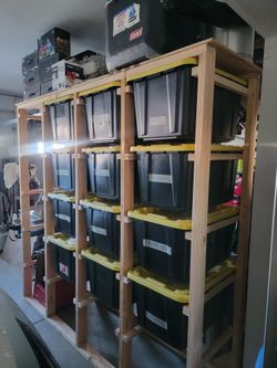 Mobile Rack For Tote Bins