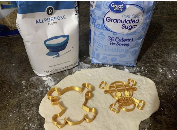 One Piece Anime Luffy Skull Cookie Cutters/Luffy/Pirate Flag/One Piece Stamp