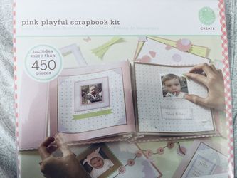 Pink Playful Scrapbook Kit