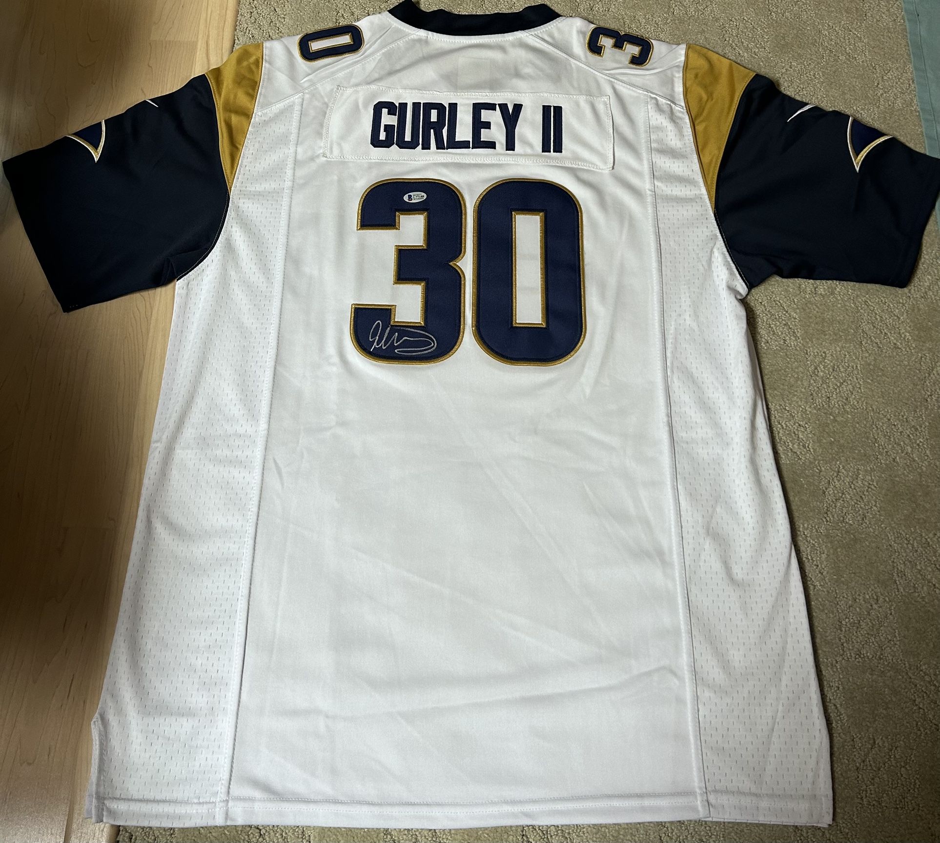 Todd Gurley II Autographed St. Louis/ Los Angeles Rams Jersey With COA