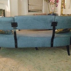 Teal Blue Couch