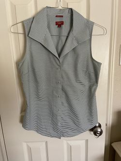Talbots Button Down Blouse 6P