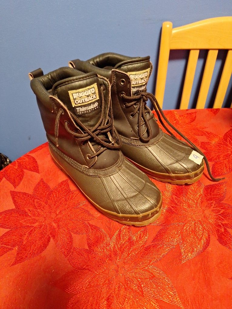 New Ruggedoutback Snow Boots Mens 9
