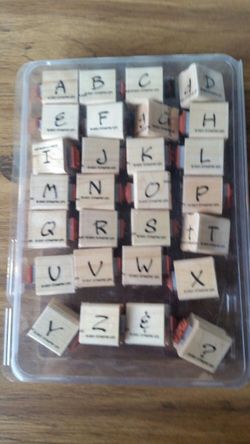 2001 Brushstroke complete Letters