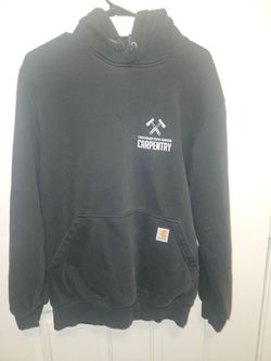 Carhartt Black Graphic Hoodie Sweatshirt