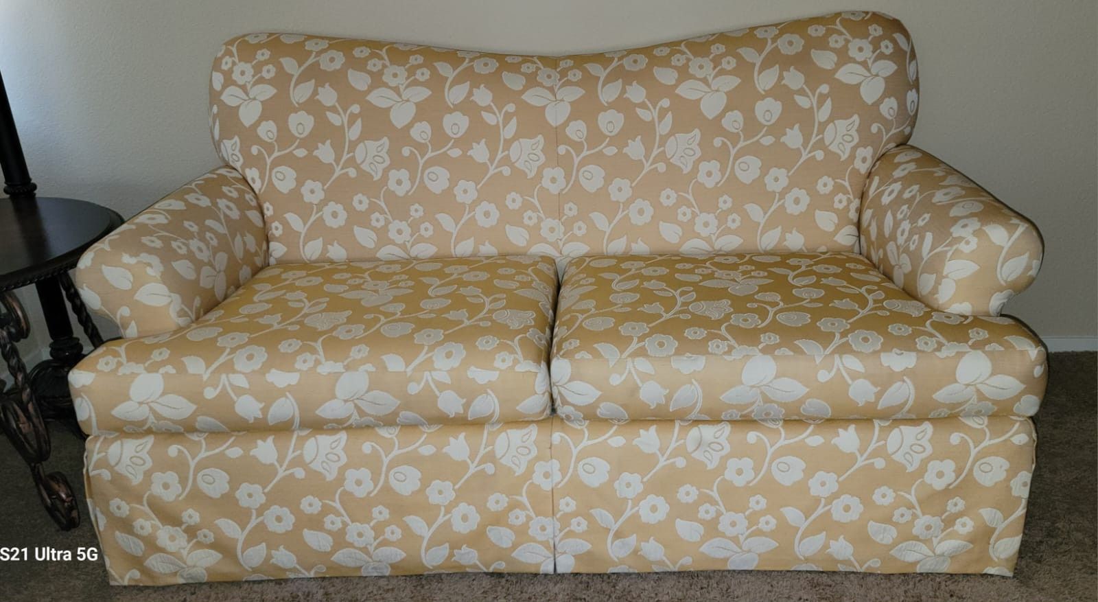 Mid-Century Sofa Set with Table