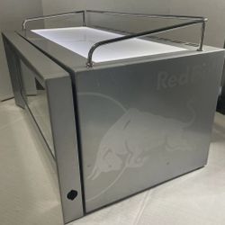 rare "Red Bull" mini fridge with locks
