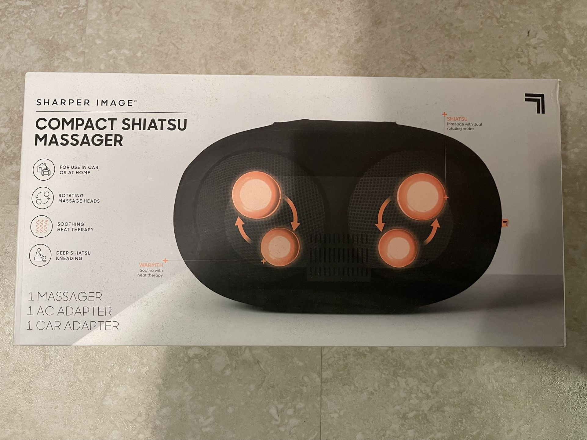 Sharper Image Compact Shiatsu Personal Massager