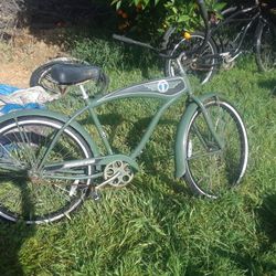 Torker Beach Cruiser Bicycle Green Bike