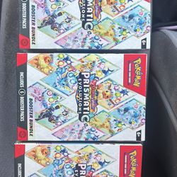 Prismatic Bundles And mega evolution Booster Box