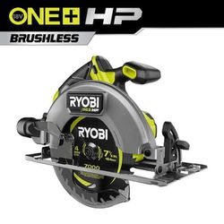 Ryobi One+ HP 7-1/4" Brushless Circular Saw 18V with Ryobi bag PBLCS300