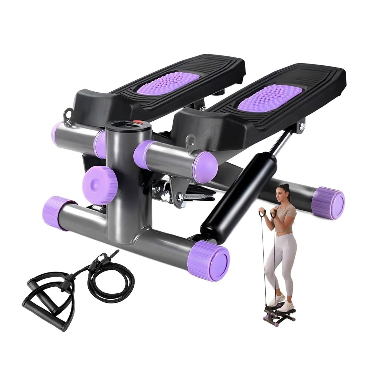 Mini Stepper with Resistance Bands (new in box)