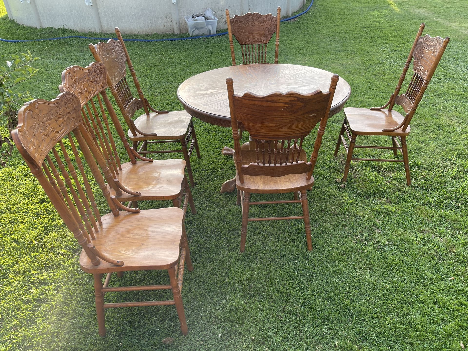 Kitchen Table With 6 Chairs And Extender