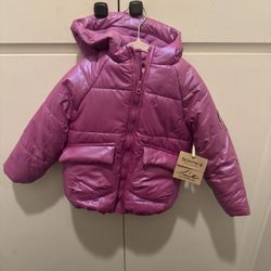 NEW - Bearpaw - Pink puffy jacket 