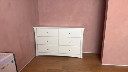 Dresser 6 Drawers white