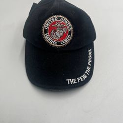 USMC Hat Mens OS Black The Few The Proud United States Marine Corps Rothco Cap