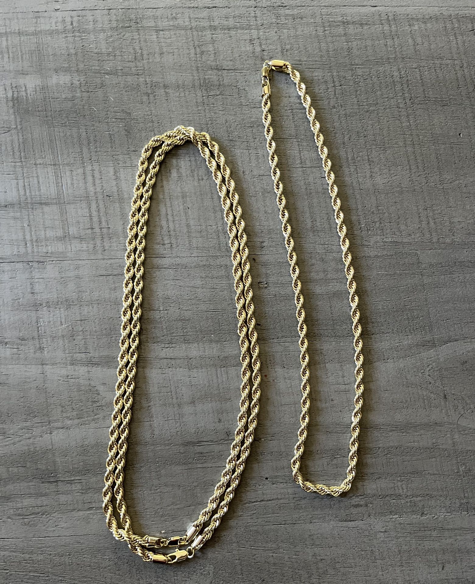 Torzal Oro Laminado Alta Calidad 14 K $30 Cada Uno 