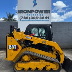2021 Caterpillar 259D3 Skid Steer Loader -Enclosed cab- A/C & Heater