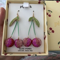Piper k cherry earrings
