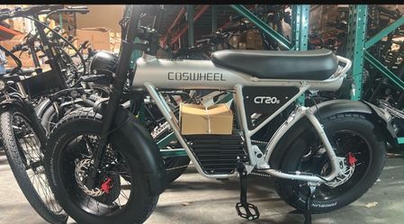 COSWHEEL CT20S Electric Bike - 60V 1500W Motor, 27.5Ah Battery, 20" Fat Tires, 40MPH, Dual Suspension, Shimano 7-Speed