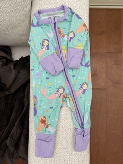 Little Sleepies preemie Mermaid Zippie Onesie