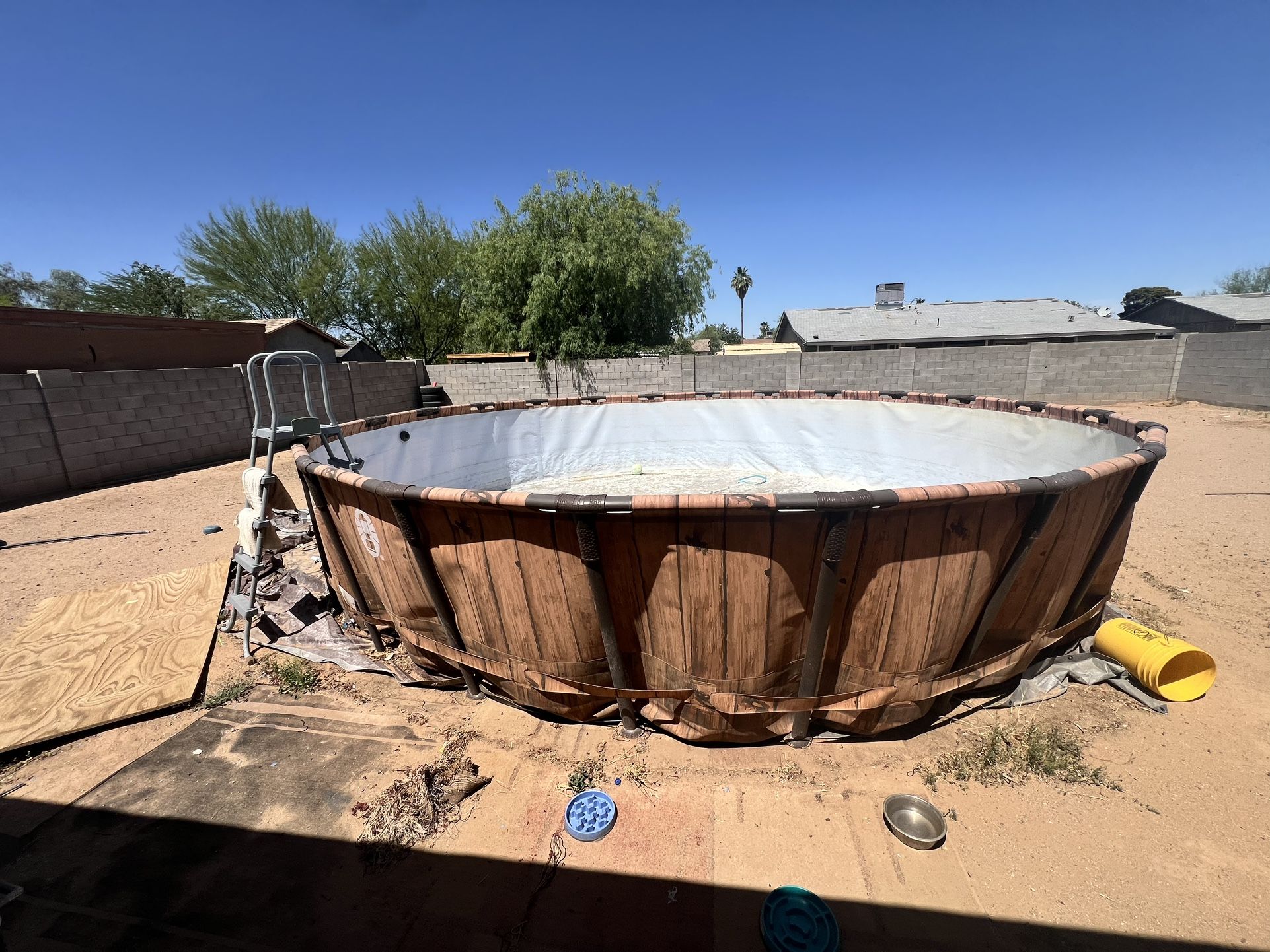 Above Ground Pool.