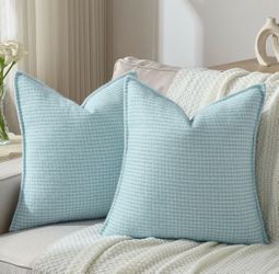 Chenille Throw Pillow Covers