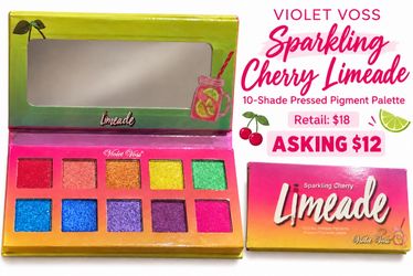 Violet voss, sparkling, cherry, limeade pigment pallet