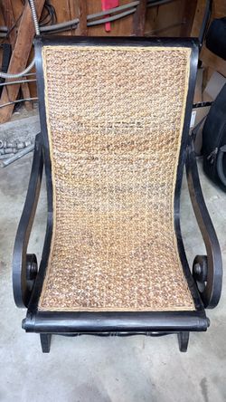 Wicker Solid Wood Chair