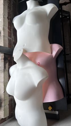 Female Mannequin Torso Hanging W/ Hook 3 PCs Female Mannequin