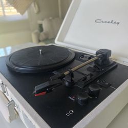 Vinyl Record Player  Suitcase Turntables  w/Bluetooth 