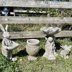 Newly Poured Statues