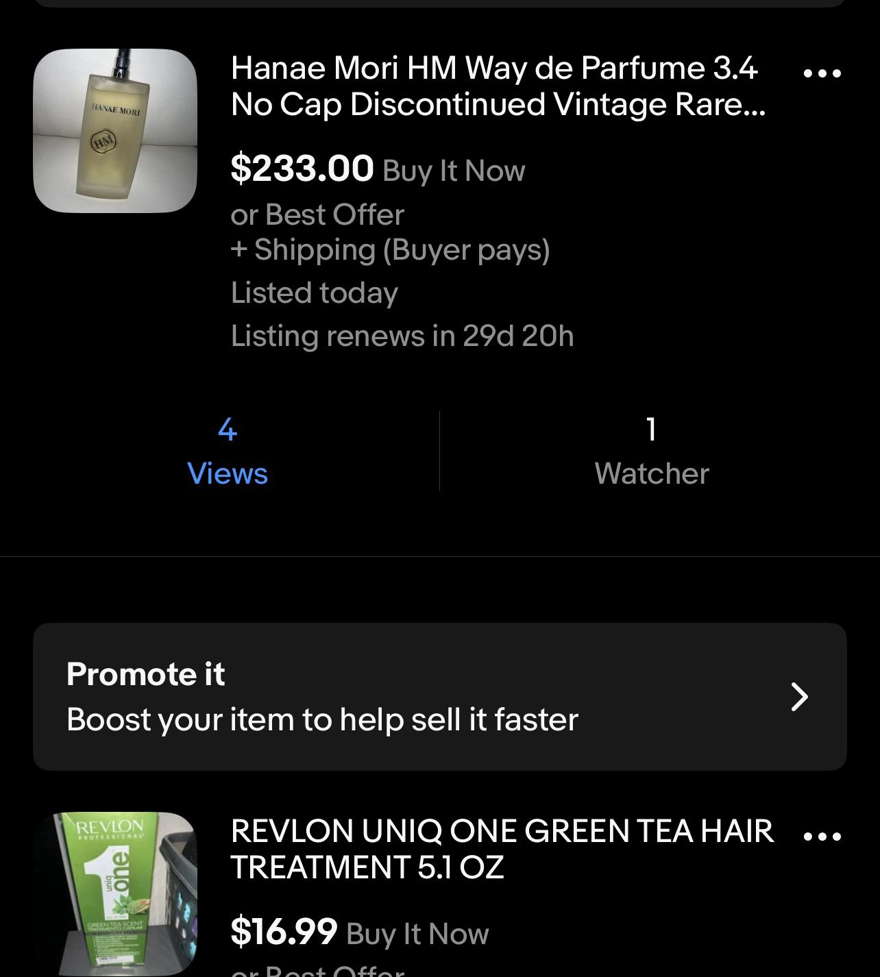 Hanae Mori Hm Discontinued Rare Eau De PARFUME 3.4 New- Missing Cap