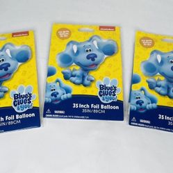 Blue's Clues & You Balloon Foil Fill w/Helium Air 3 Pk 35inch Nickelodeon