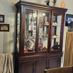 Antique HUTCH With Lights