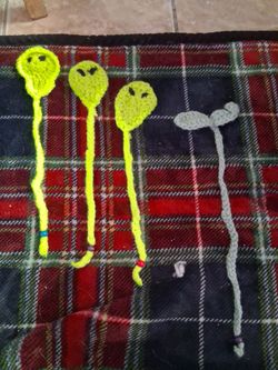Crocheted book marks