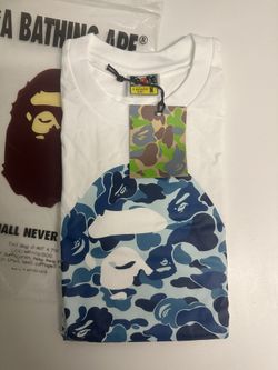 Bape ABC shirt ‘white blue’
