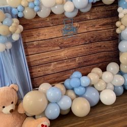 Photo Backdrop Balloon Art