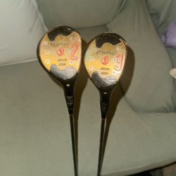 Spalding Persimmon 2 & 3 Woods