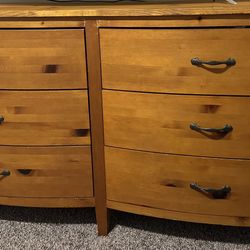 Dresser 3 Pieces Solid Wood