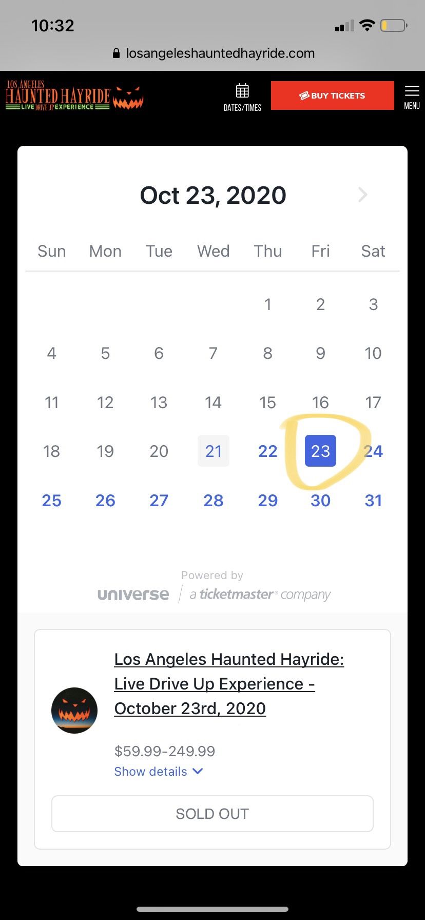 Los Angeles Haunted Hayride 2020