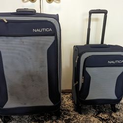 2 Piece Nautica Suitcase Set