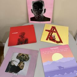 Vinyl Record Lot – Tyler, Billie Eilish, Ariana, Bieber – 5 LP Set