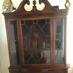 Storage China Cabinet Wood 