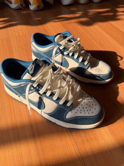Nike Dunk Low Blue & White Sneakers Men’s Size 12